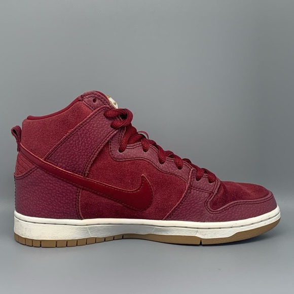 Nike SB Dunk Pro High Red Filbert Shoes 305050-662 Men’s Sz 6 / Women’s Sz 7.5 - Picture 8 of 10